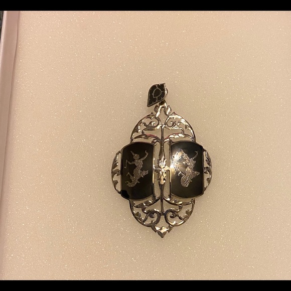 Siam sterling silver pendant - Picture 3 of 3